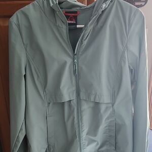 Gerry Light Green Lightweight Hooded Jacket Medium